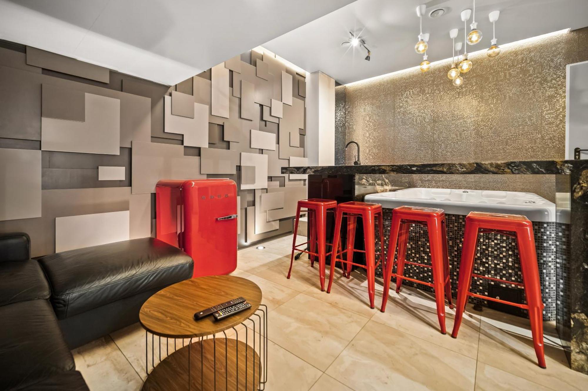 Secret Lounge - Cozy Studio with Sauna and Jacuzzi Wilna Exterior foto